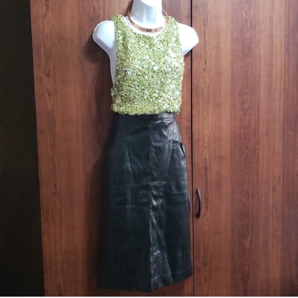 NWT- H&M Sequin Crop Top